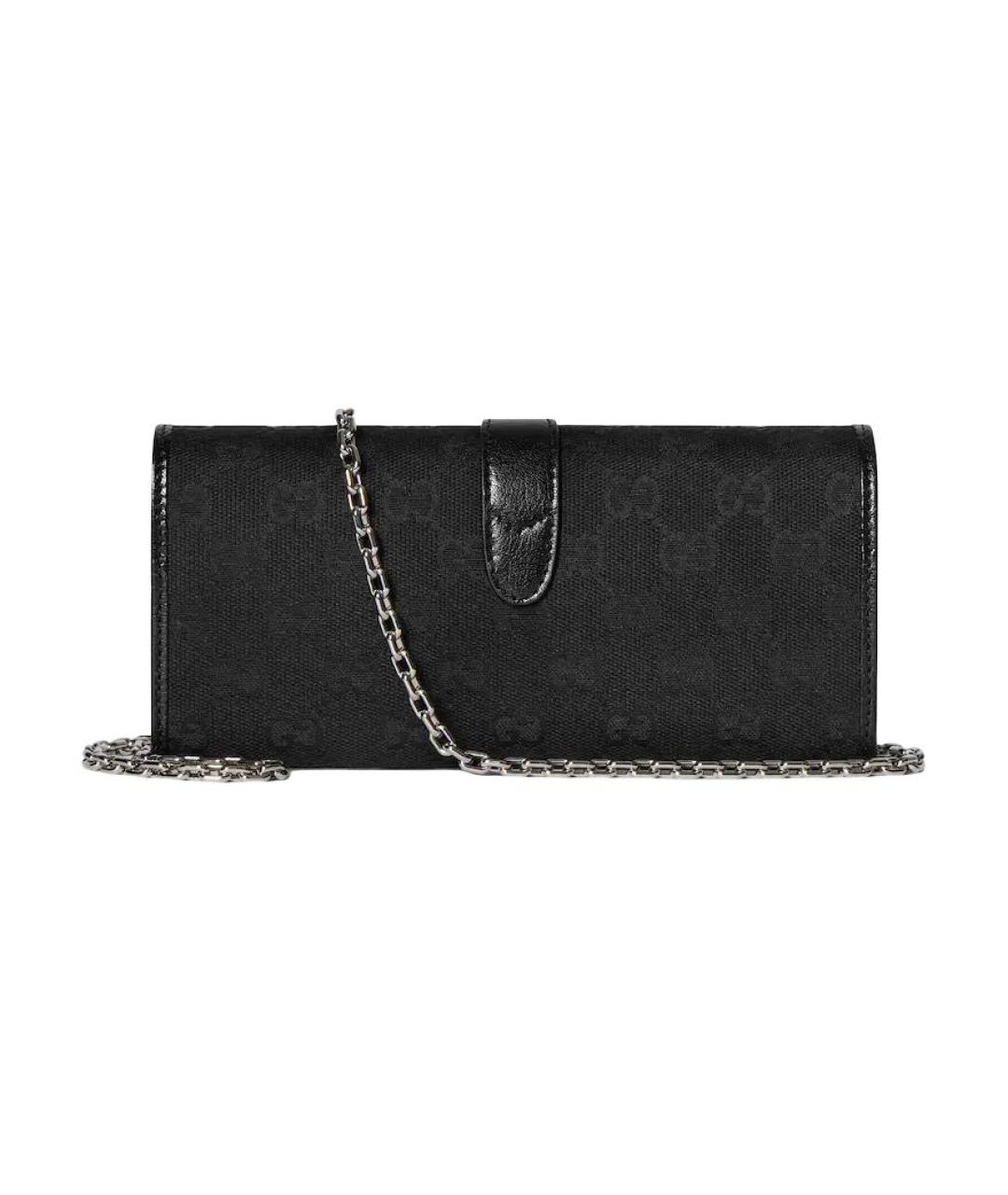 GUCCI Черный кошелек, фото 3
