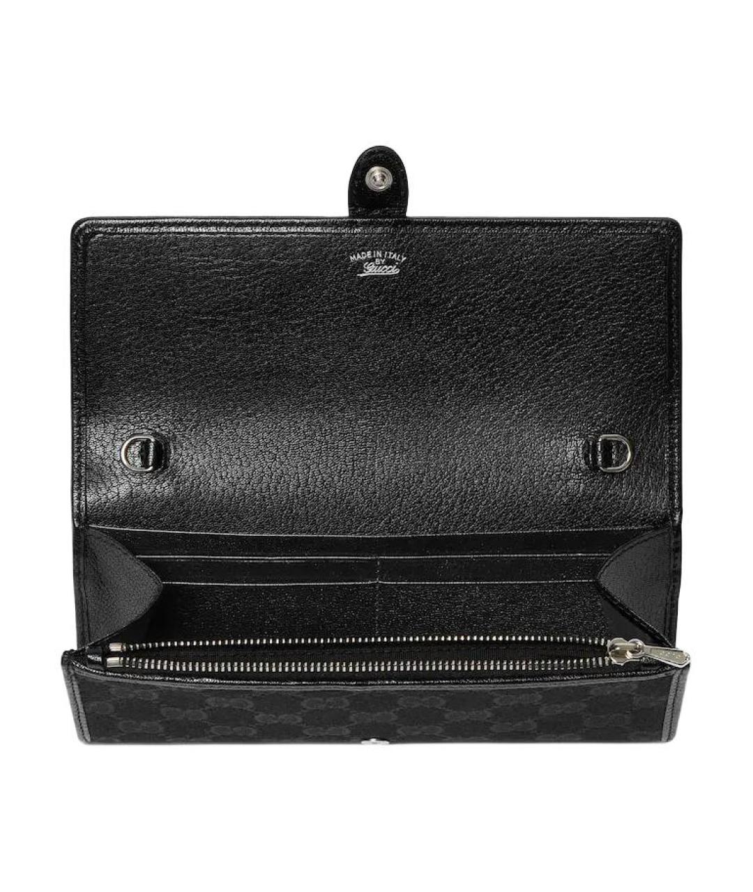 GUCCI Черный кошелек, фото 4