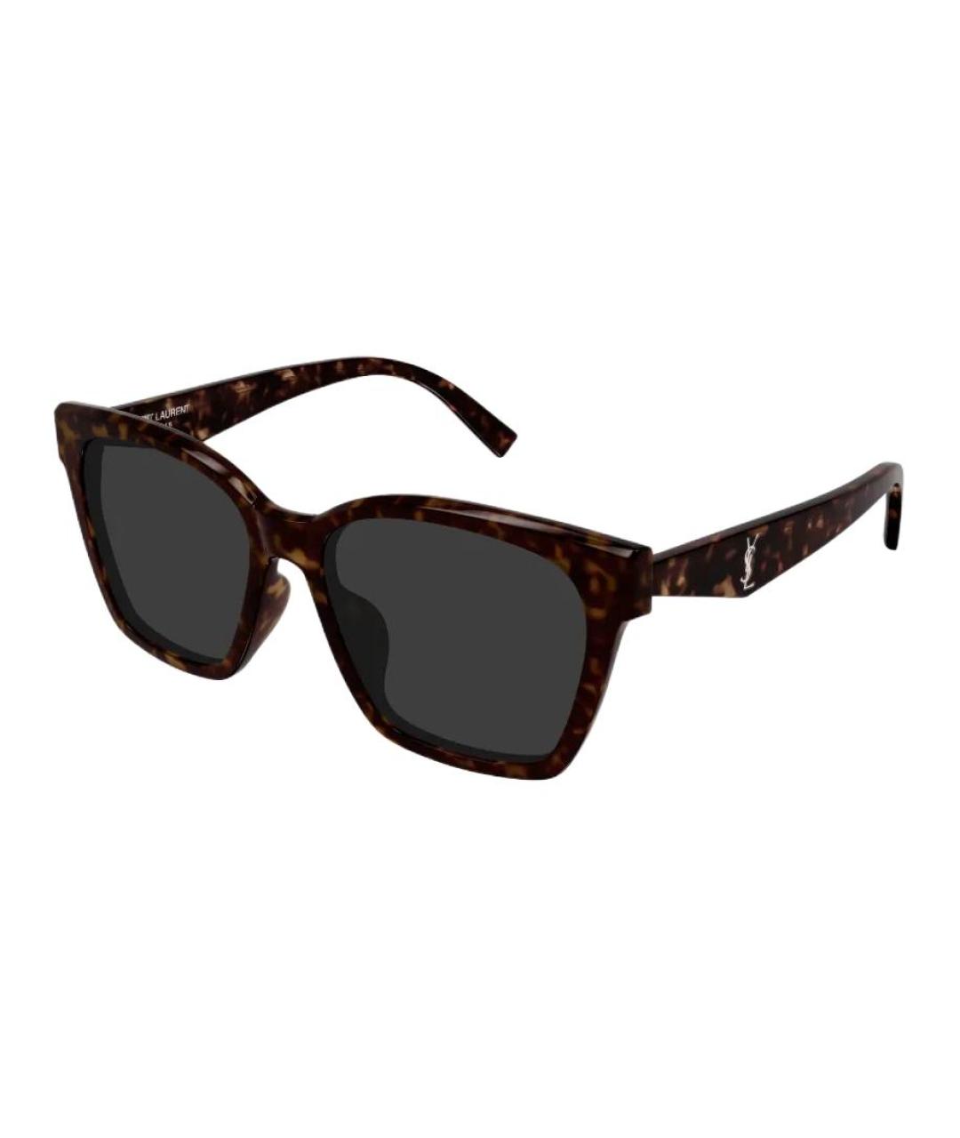 SAINT LAURENT Мульти пластиковые солнцезащитные очки, фото 3