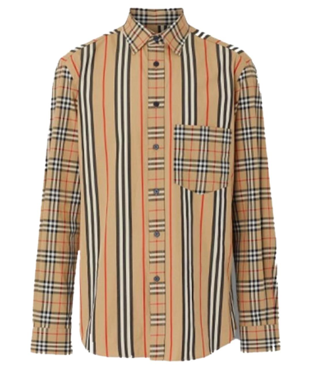 BURBERRY Бежевая кэжуал рубашка, фото 1
