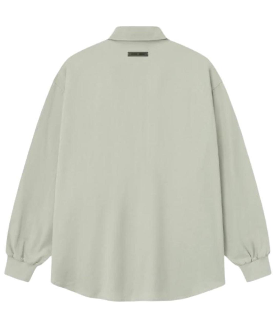 FEAR OF GOD ESSENTIALS Серая хлопковая кэжуал рубашка, фото 2