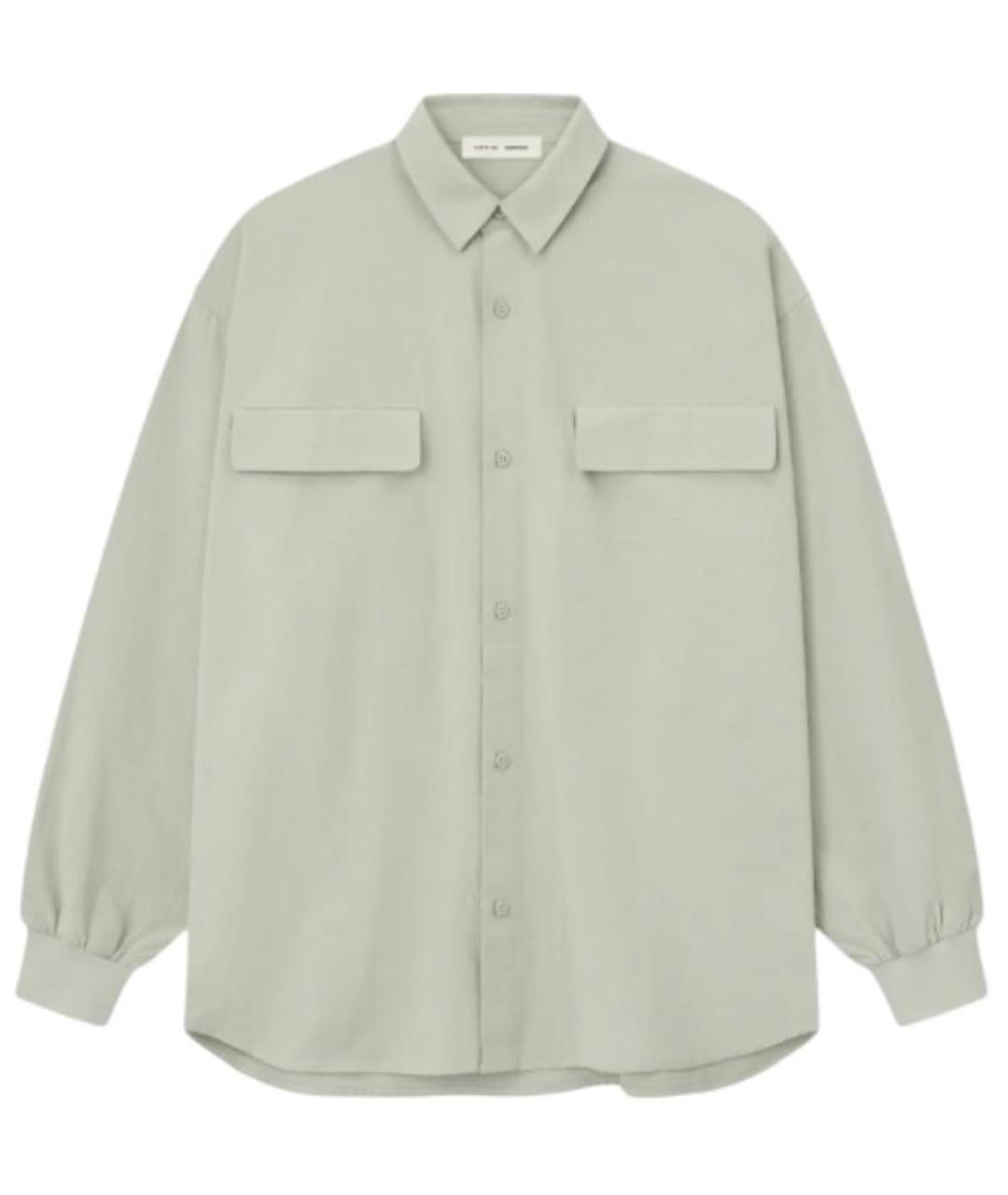 FEAR OF GOD ESSENTIALS Серая хлопковая кэжуал рубашка, фото 1