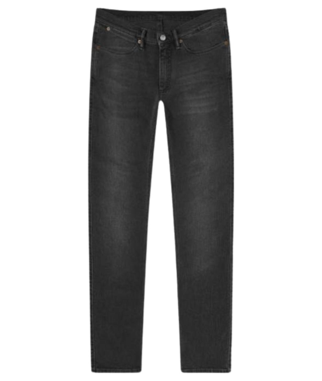ACNE STUDIOS Черные прямые джинсы, фото 1