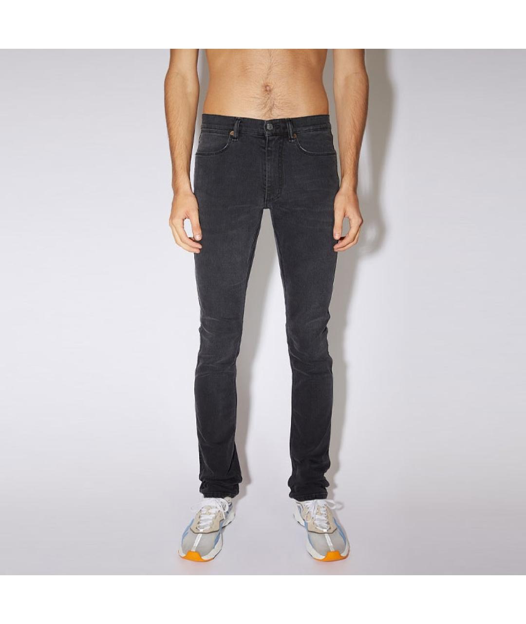 ACNE STUDIOS Черные прямые джинсы, фото 3