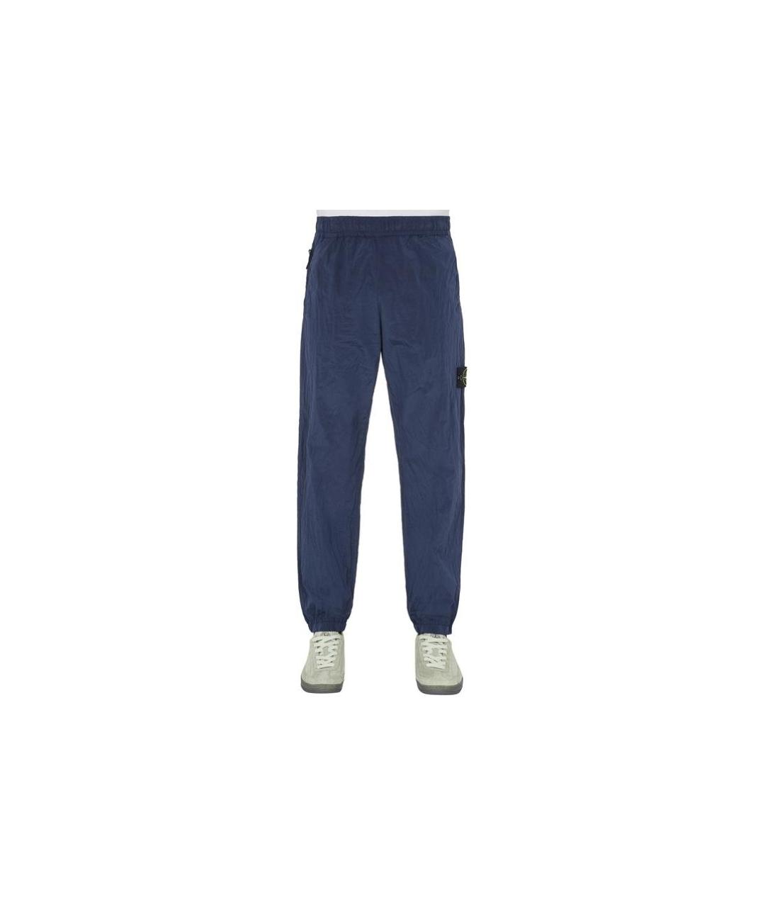STONE ISLAND Синие повседневные брюки, фото 5