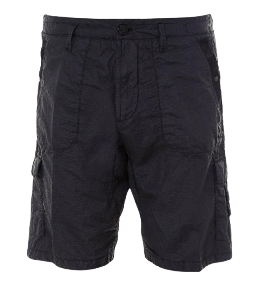 STONE ISLAND Черные шорты, фото 1