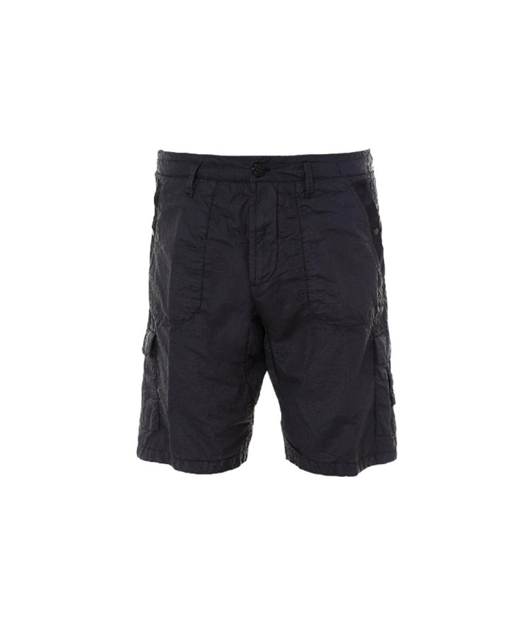 STONE ISLAND Черные шорты, фото 6