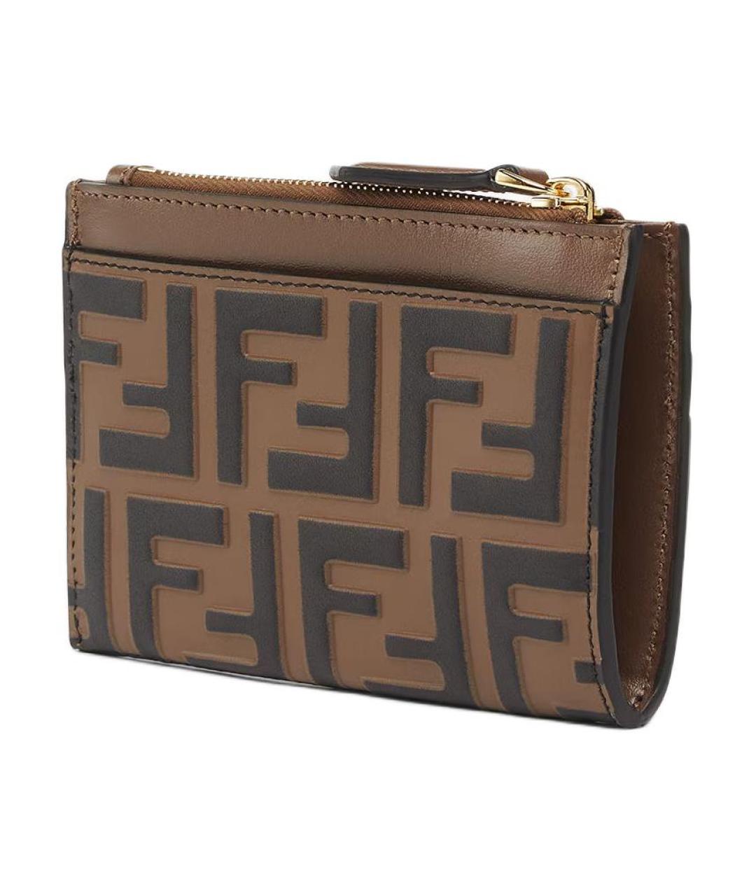 FENDI Коричневый кардхолдер, фото 2