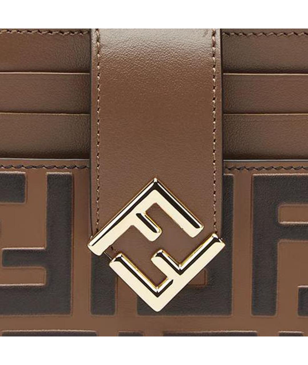 FENDI Коричневый кардхолдер, фото 5