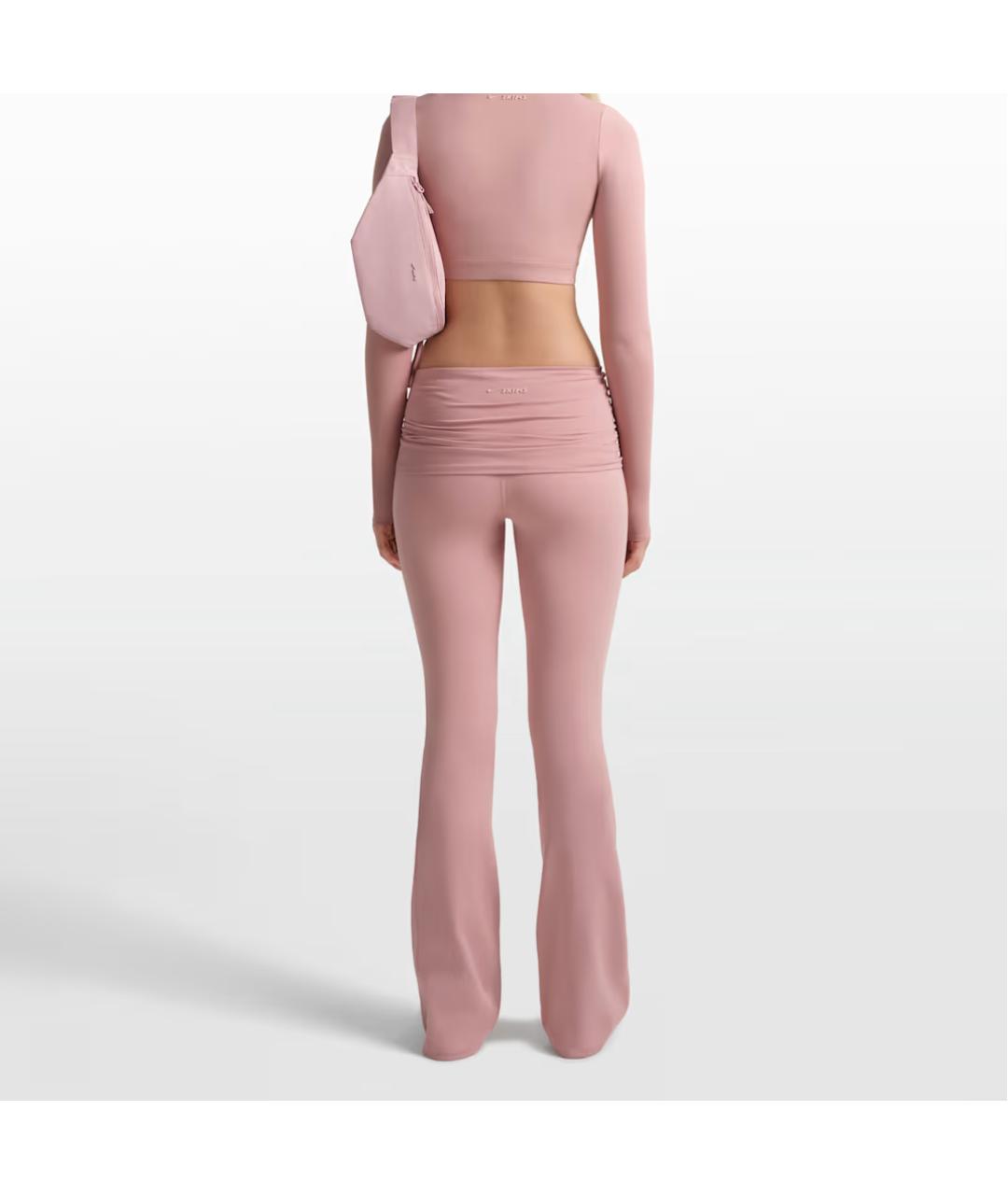 NIKE Розовые спортивные брюки и шорты, фото 2