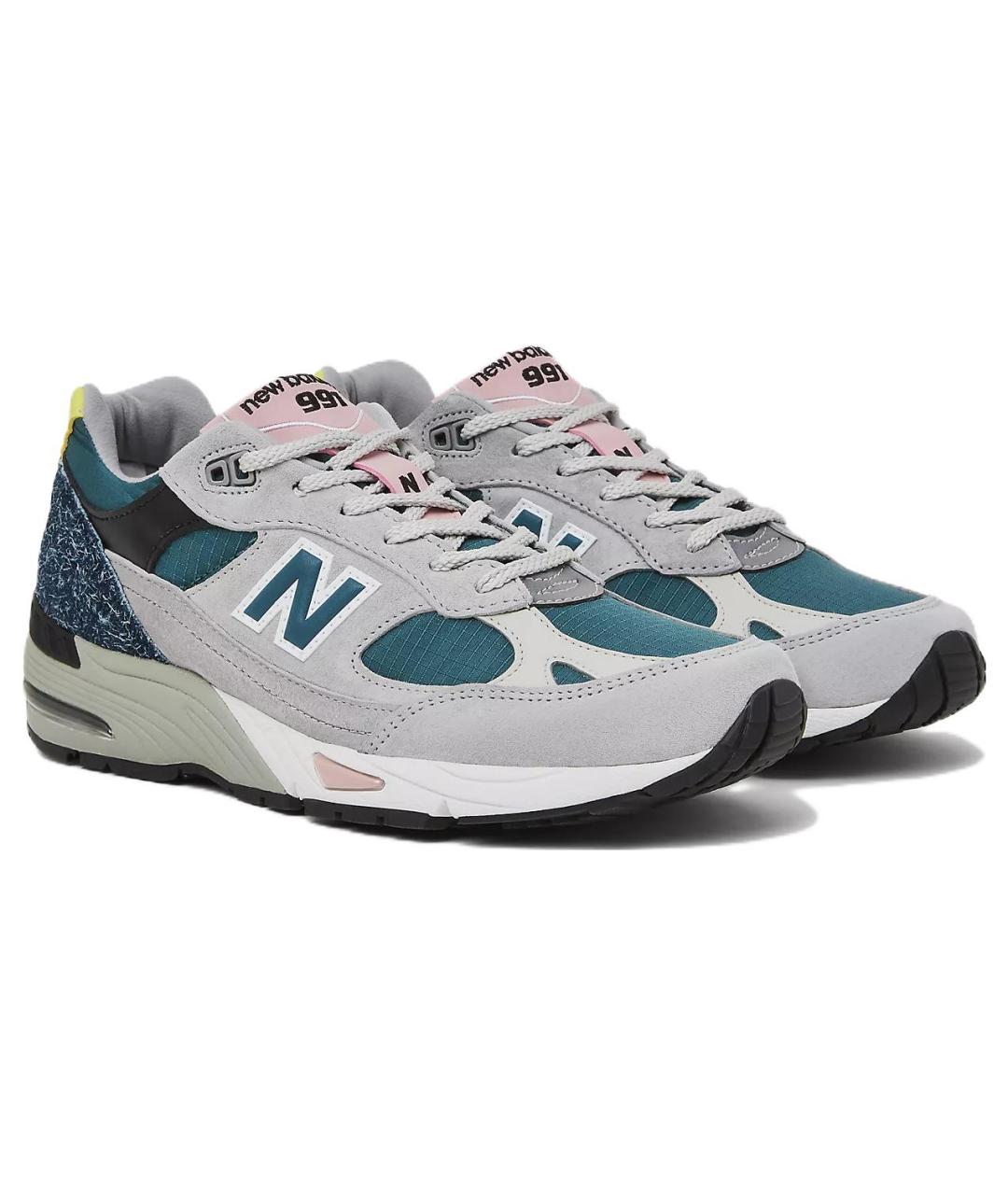 NEW BALANCE Серые низкие кроссовки / кеды, фото 3