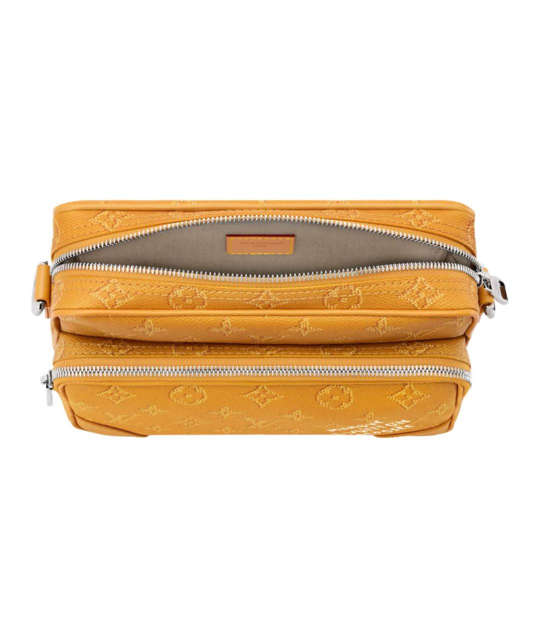 LOUIS VUITTON Желтая сумка на плечо, фото 4