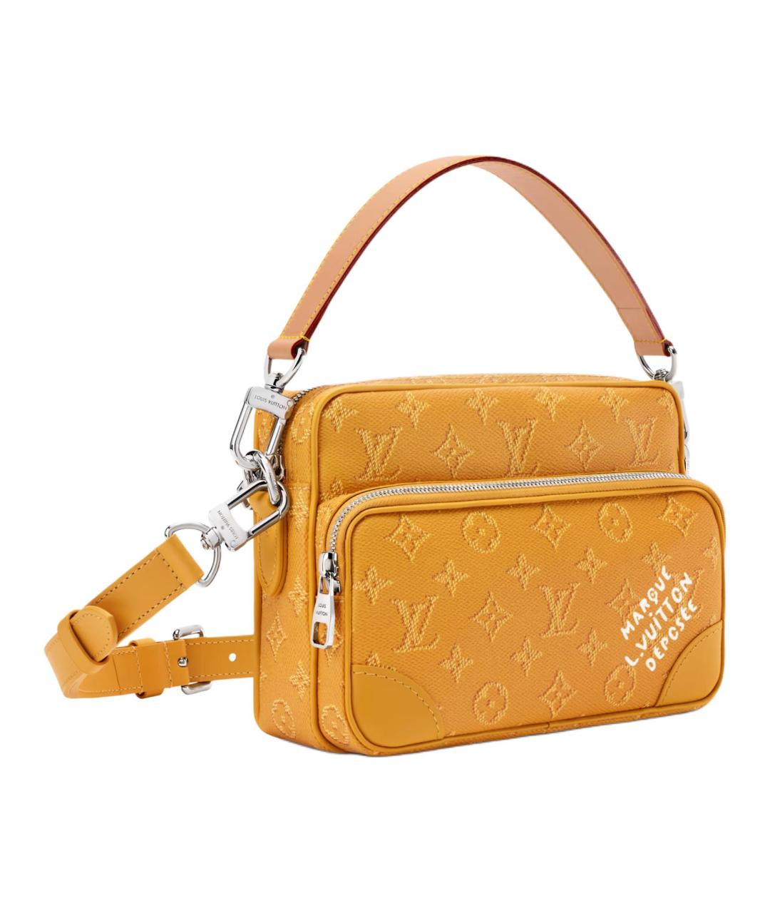 LOUIS VUITTON Желтая сумка на плечо, фото 2