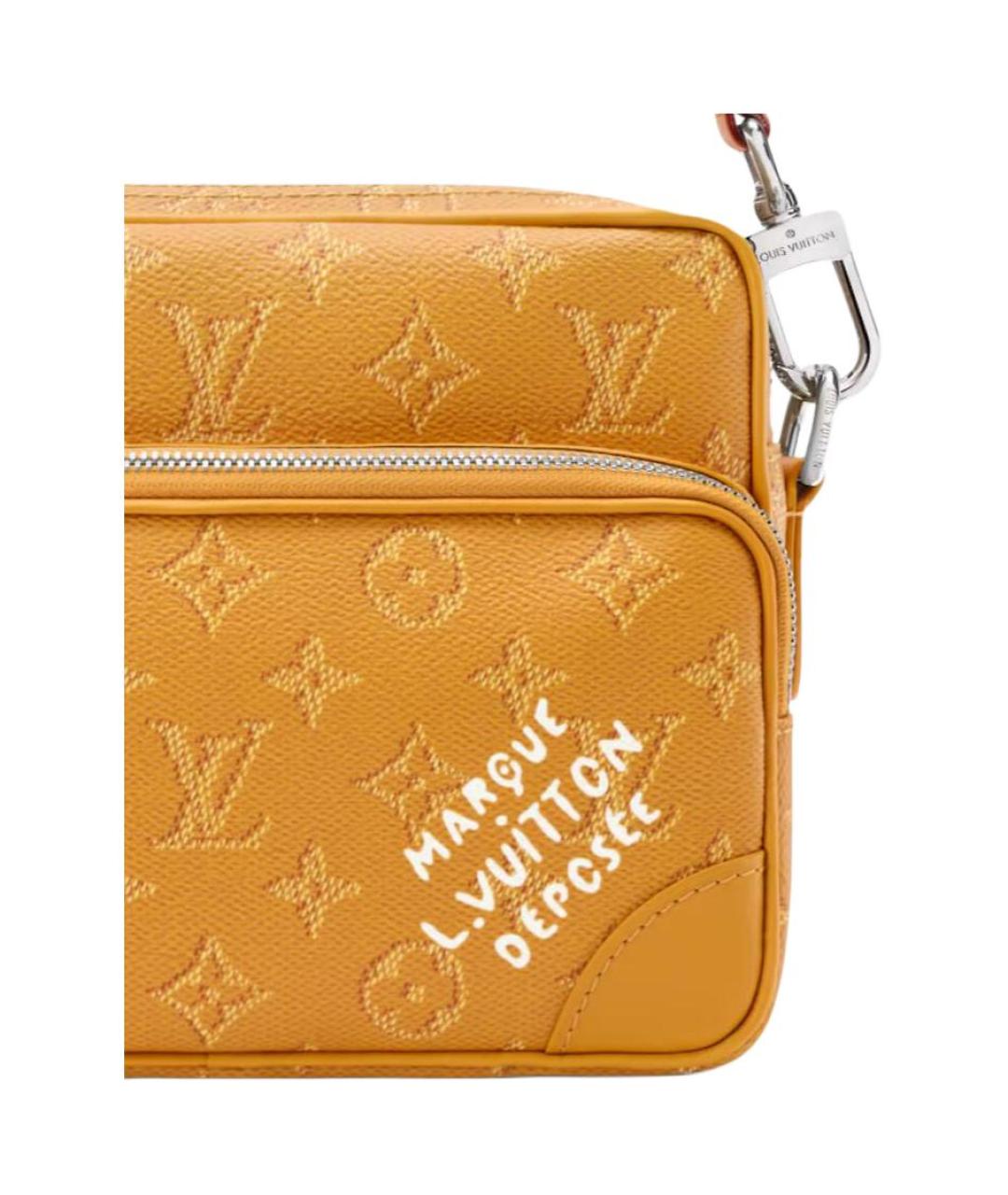 LOUIS VUITTON Желтая сумка на плечо, фото 5