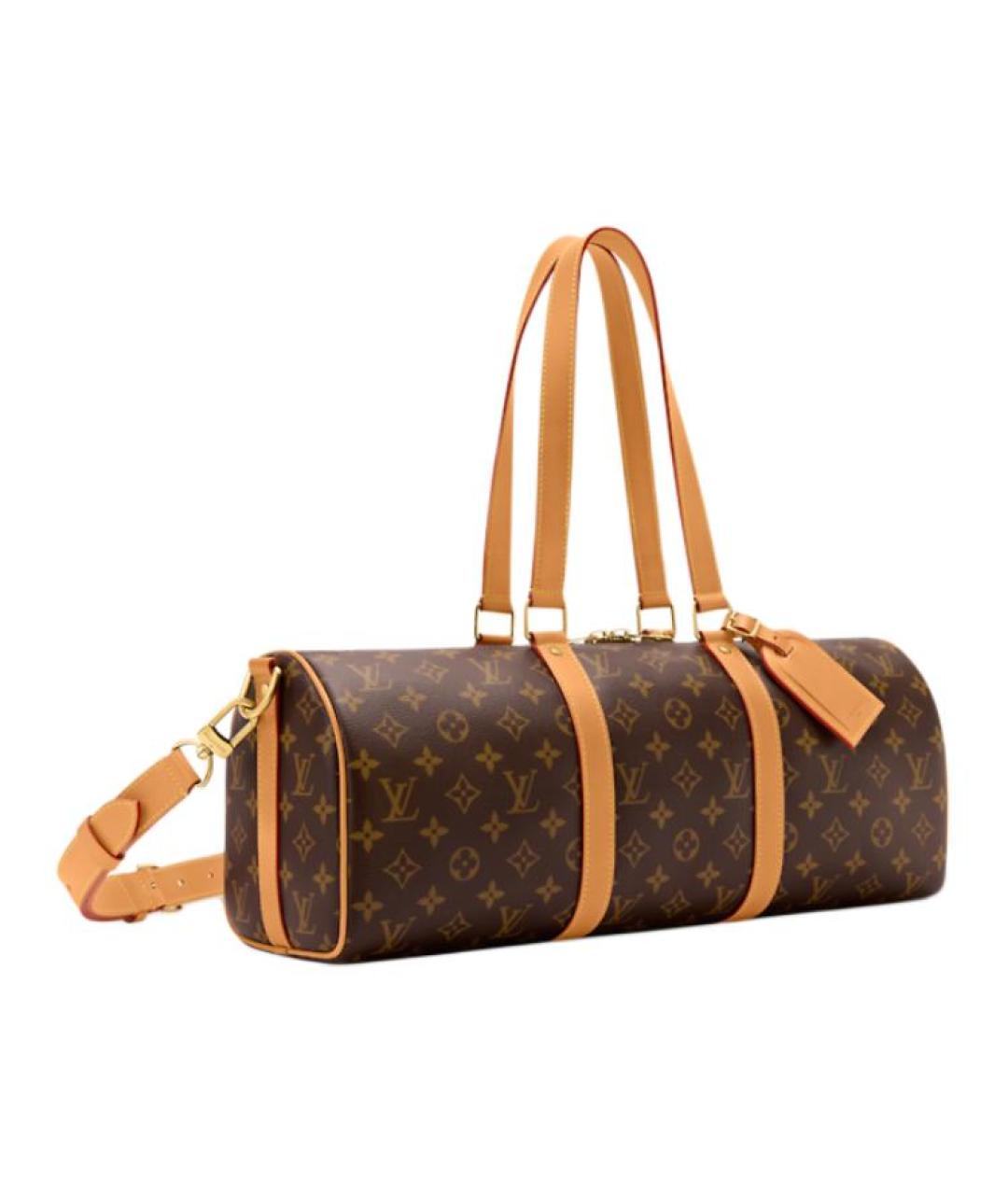 LOUIS VUITTON Коричневая сумка на плечо из канвы, фото 2