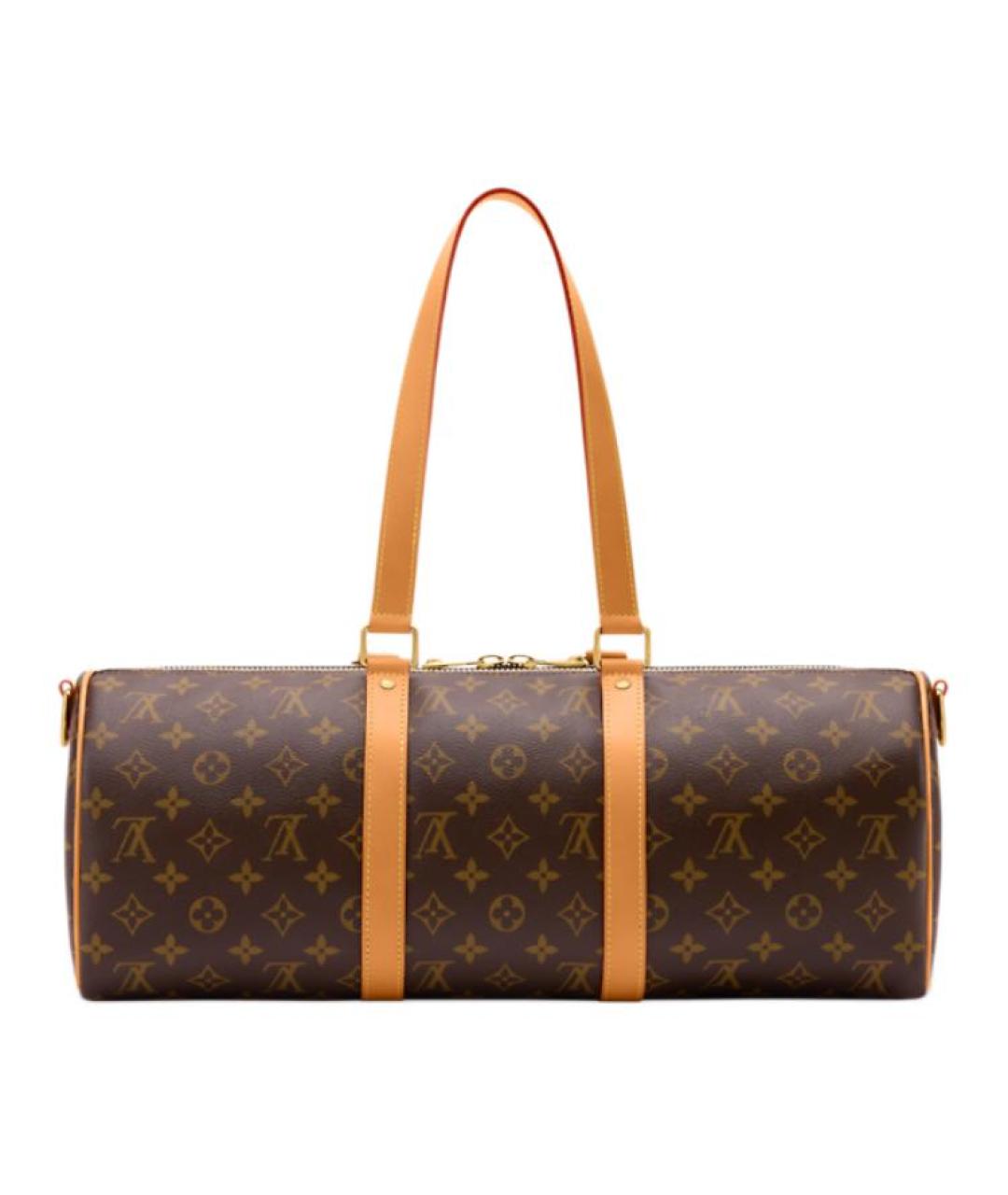 LOUIS VUITTON Коричневая сумка на плечо из канвы, фото 3