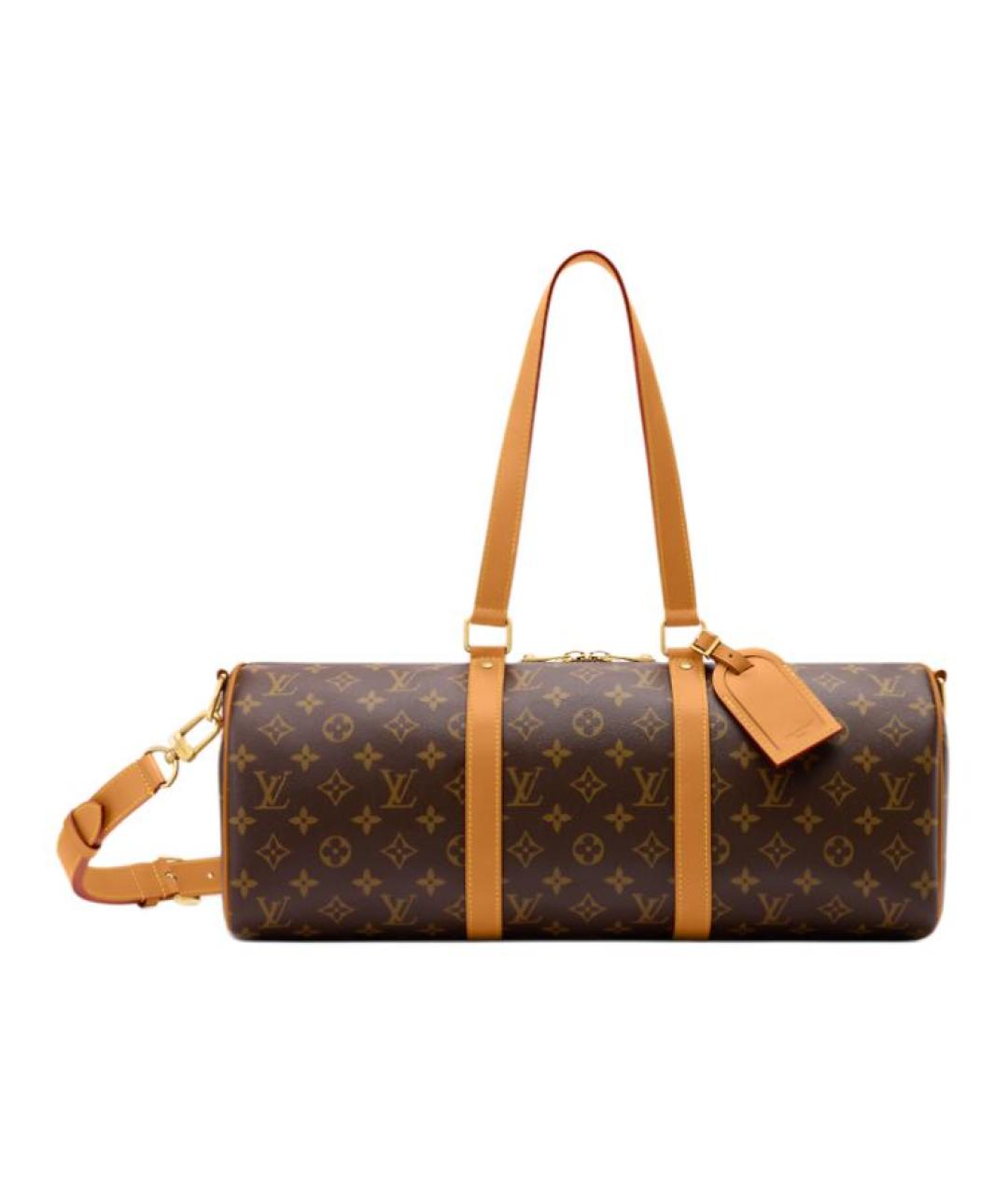 LOUIS VUITTON Коричневая сумка на плечо из канвы, фото 1