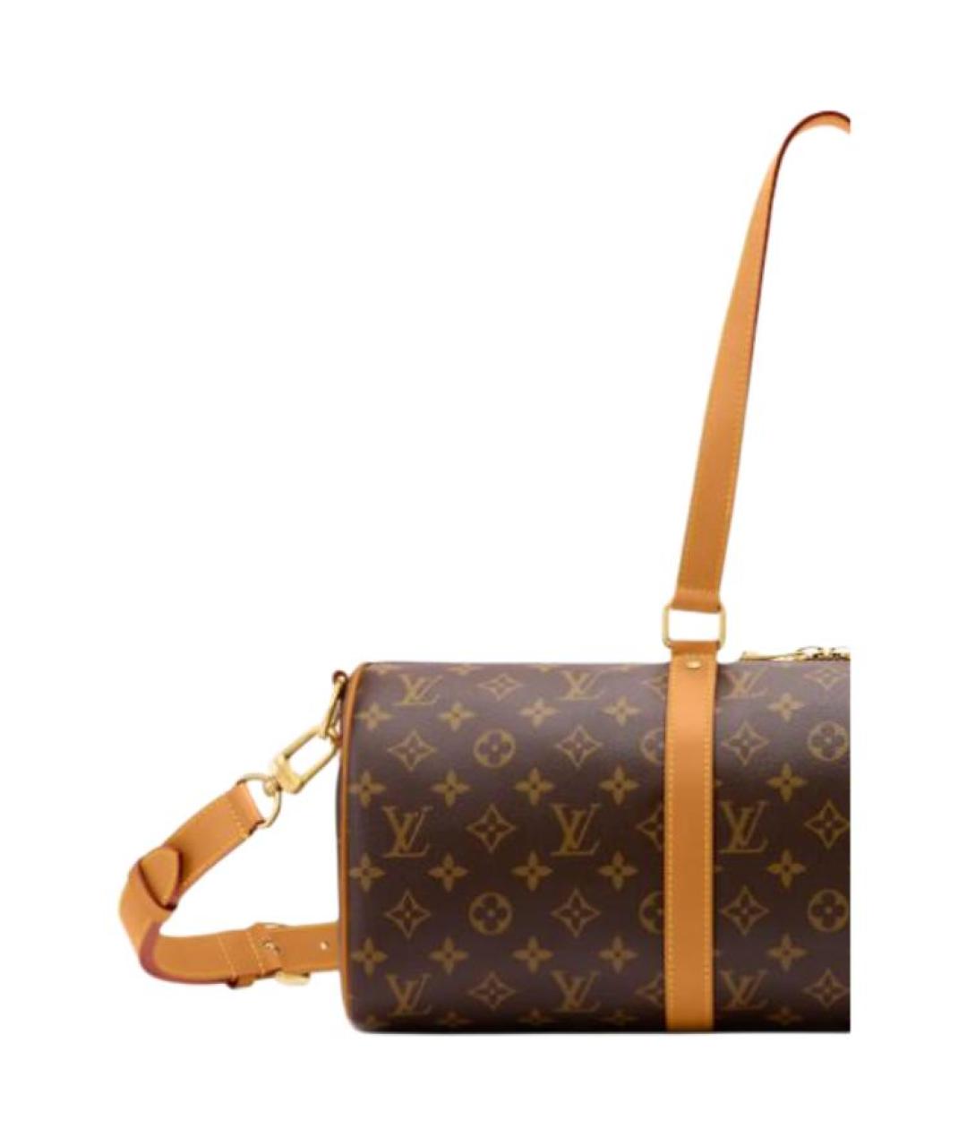 LOUIS VUITTON Коричневая сумка на плечо из канвы, фото 5