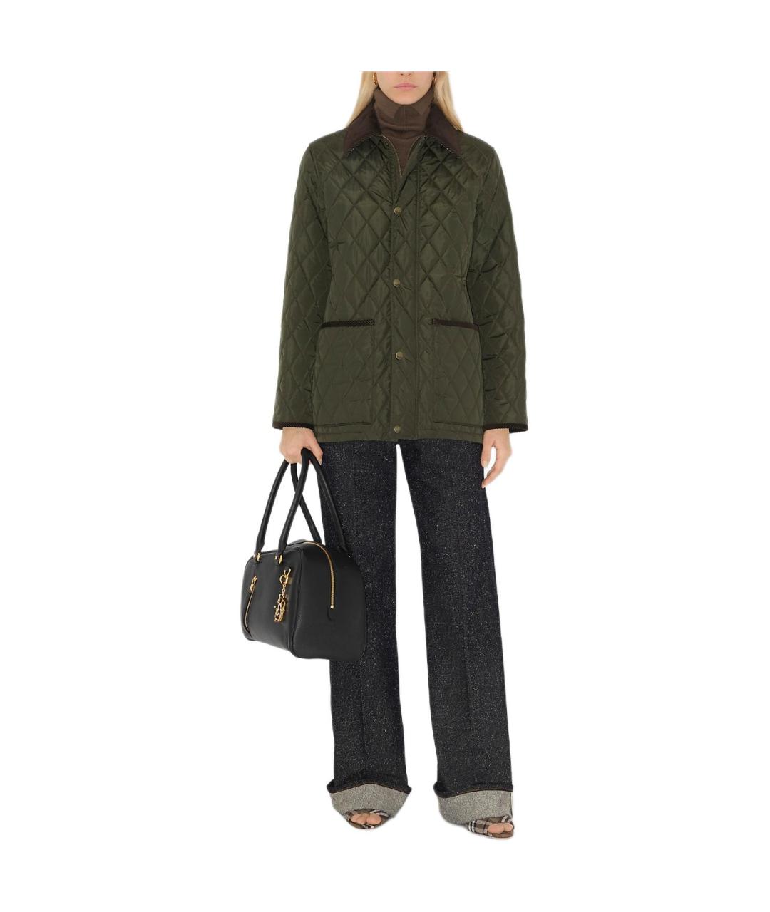 BURBERRY Хаки куртка, фото 3