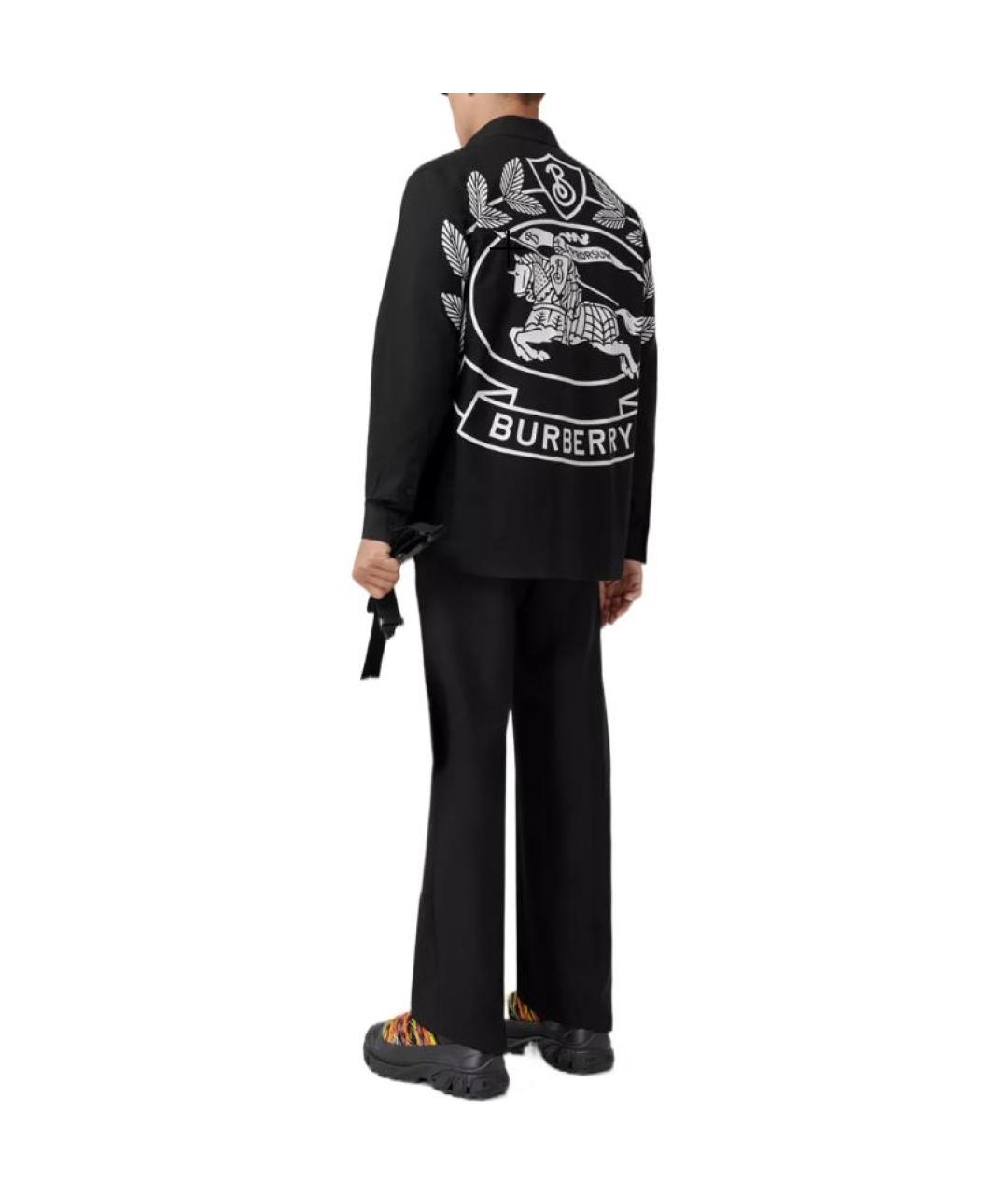 BURBERRY Черная кэжуал рубашка, фото 3