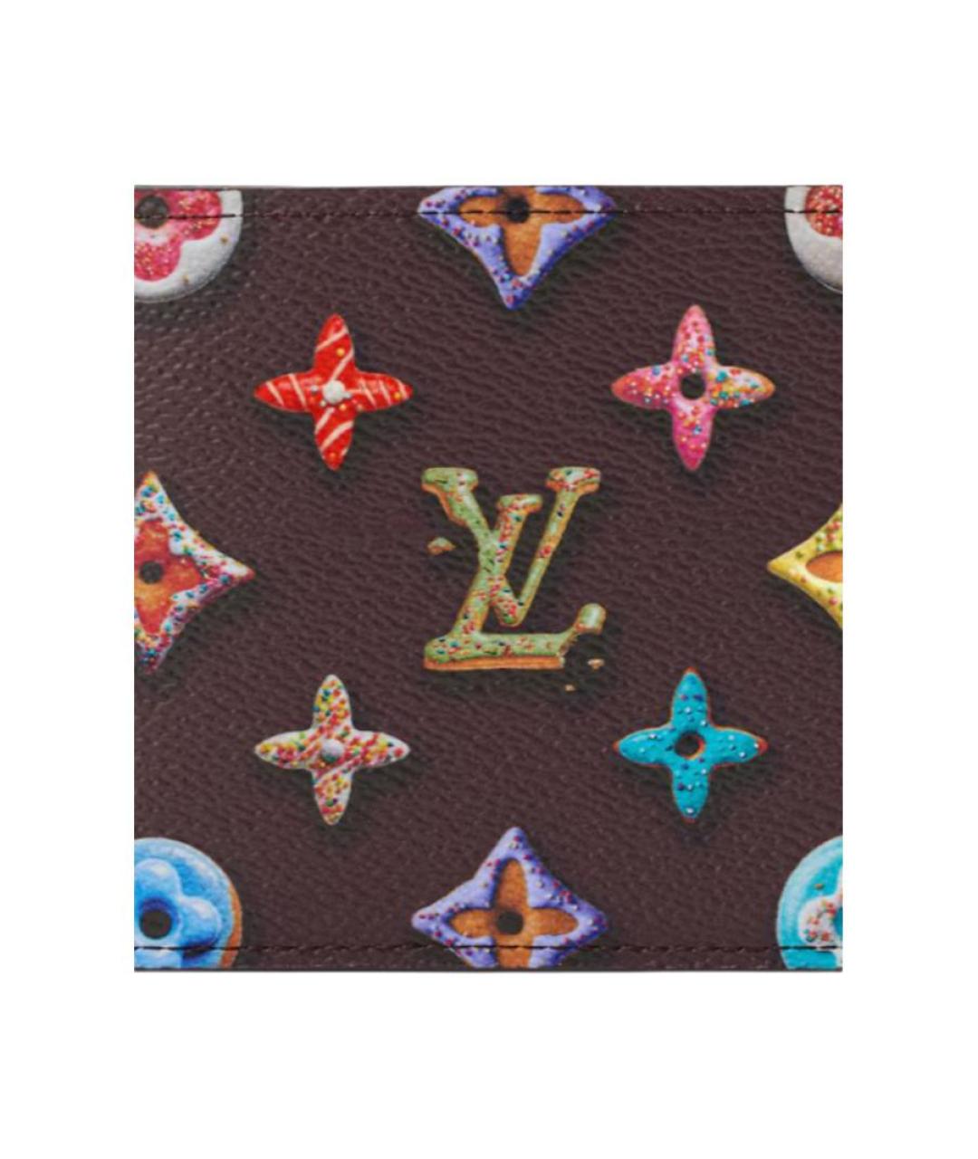 LOUIS VUITTON Коричневый кошелек, фото 5