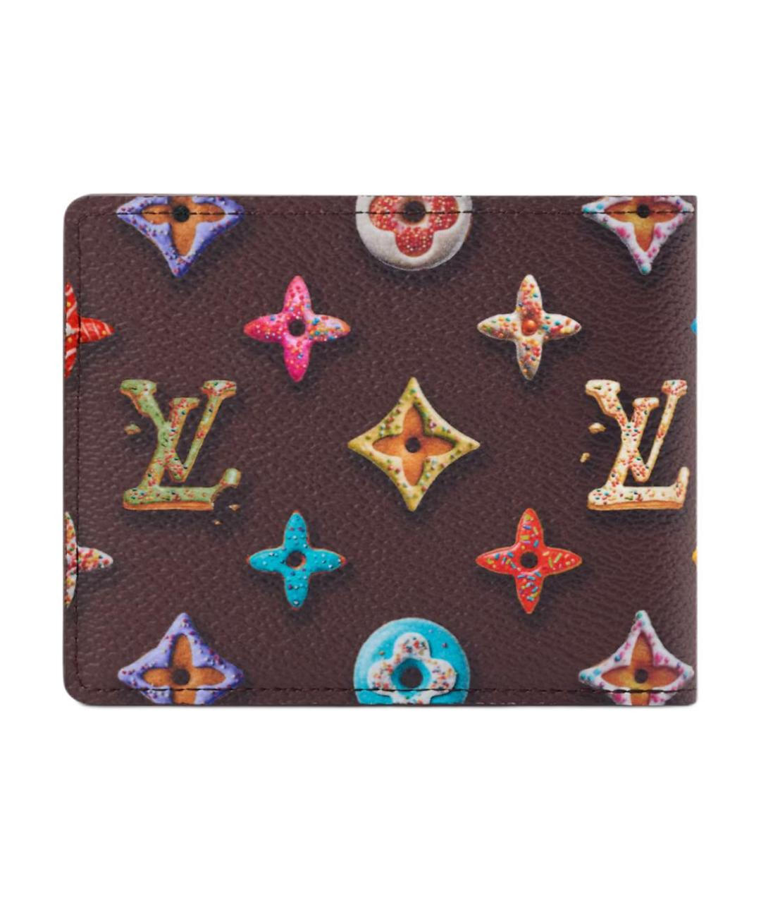 LOUIS VUITTON Коричневый кошелек, фото 3