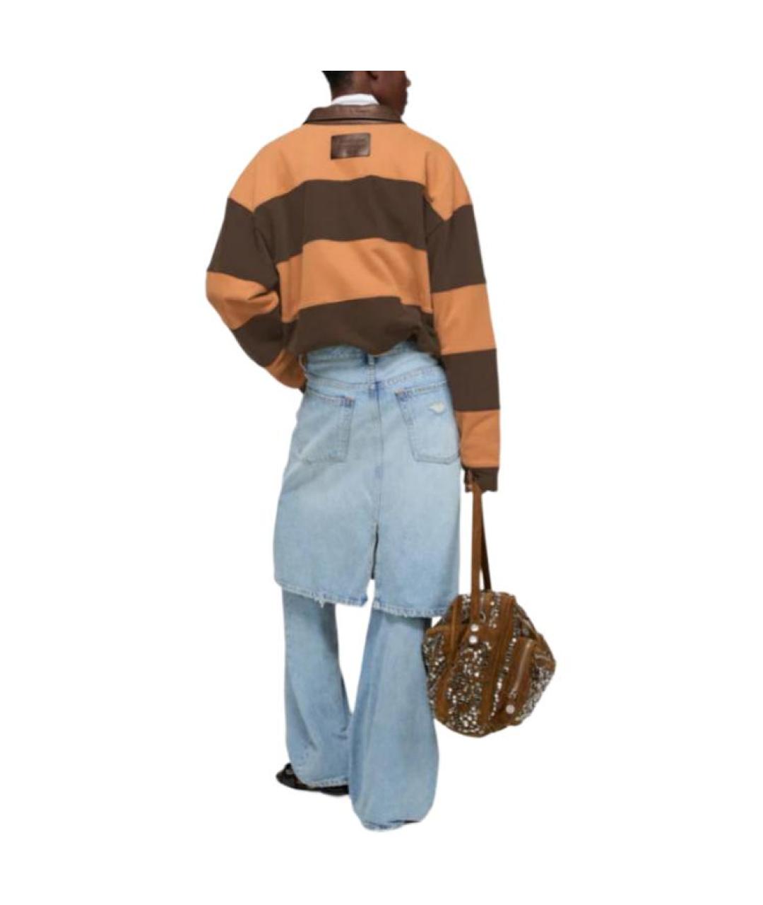 ACNE STUDIOS Голубые прямые джинсы, фото 5