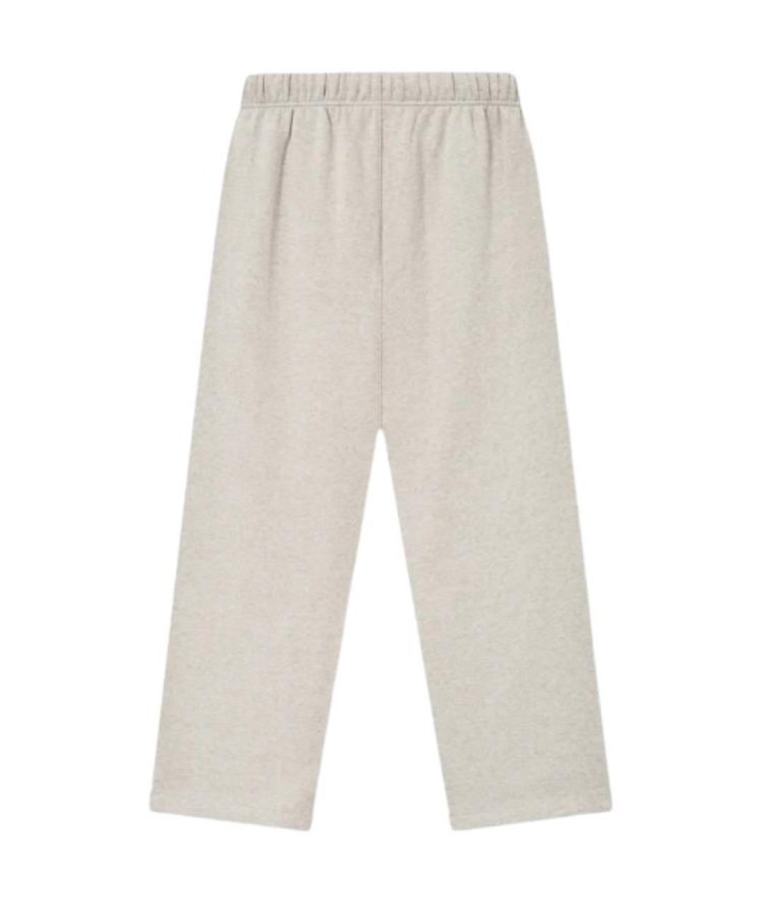 FEAR OF GOD ESSENTIALS Серые прямые брюки, фото 2