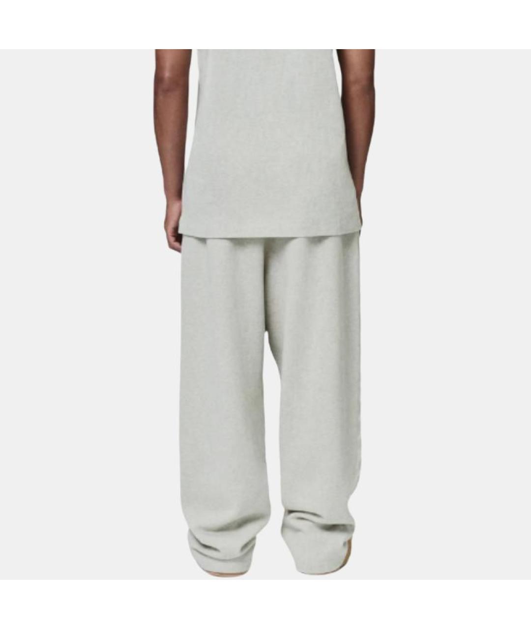 FEAR OF GOD ESSENTIALS Серые прямые брюки, фото 4