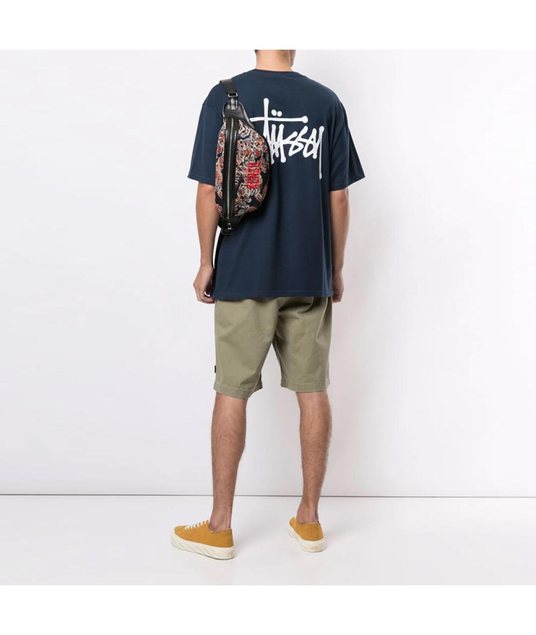 STUSSY Синяя футболка, фото 3