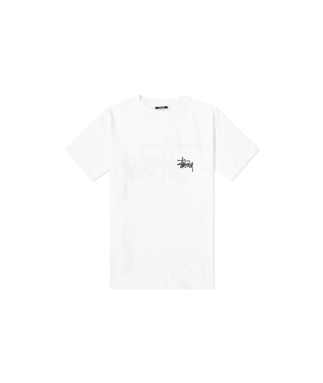 STUSSY Белая футболка, фото 1