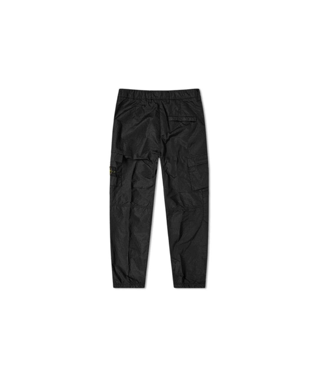 STONE ISLAND Черные повседневные брюки, фото 2