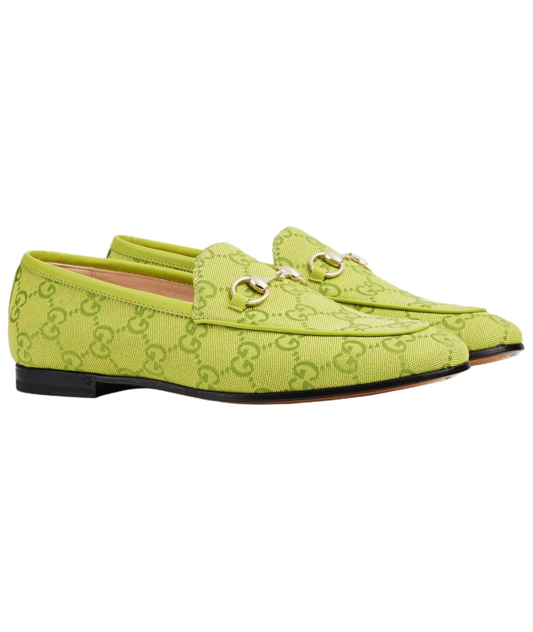 GUCCI Зеленые лоферы, фото 2