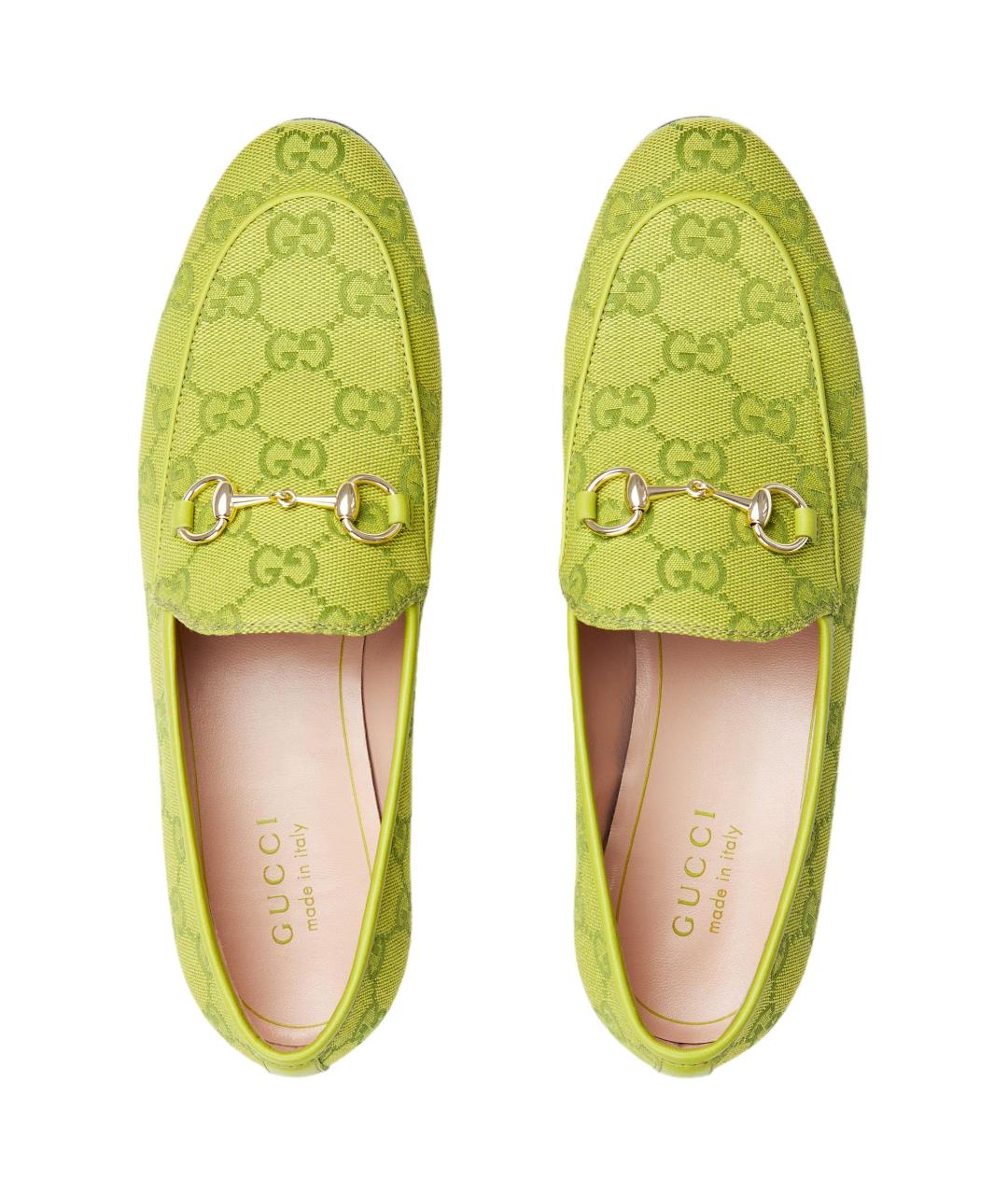GUCCI Зеленые лоферы, фото 3
