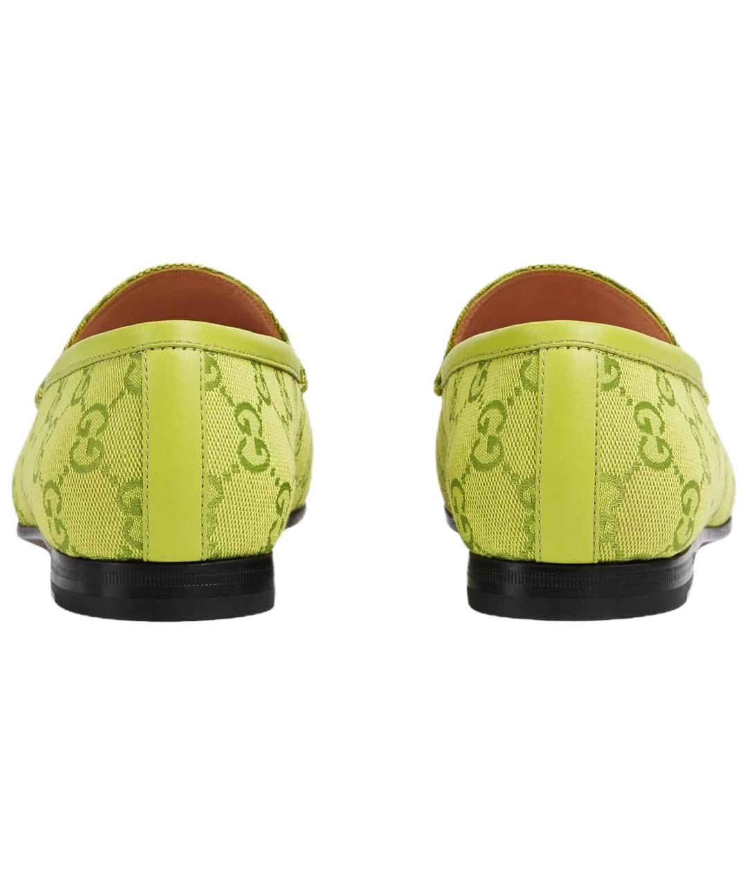 GUCCI Зеленые лоферы, фото 4