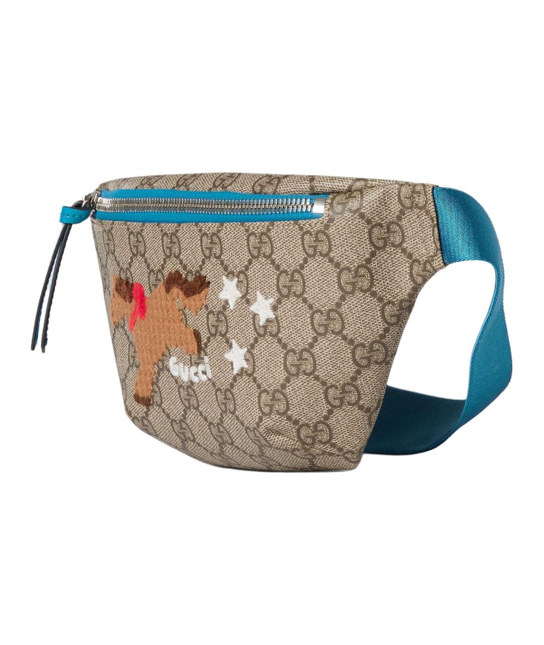 GUCCI Бежевая поясная сумка, фото 2