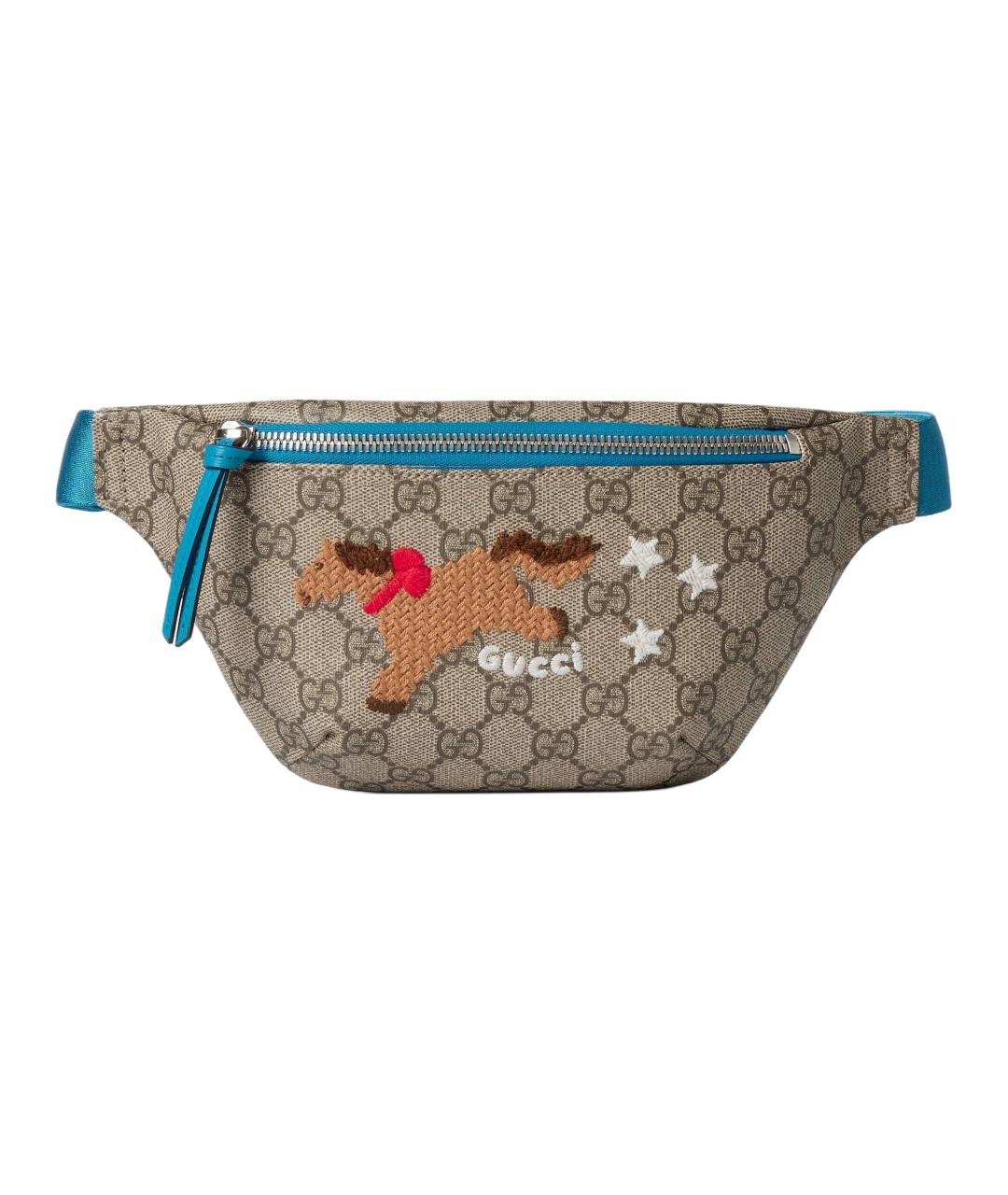 GUCCI Бежевая поясная сумка, фото 1