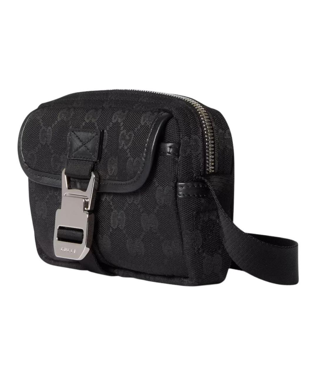 GUCCI Черная канва сумка на плечо, фото 2