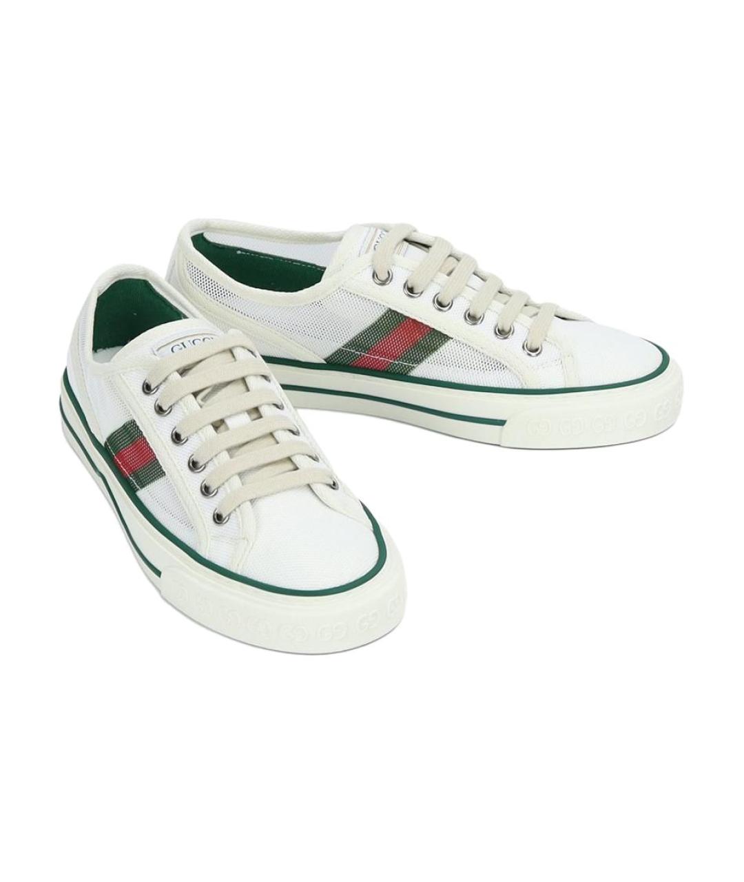 GUCCI Белые кроссовки, фото 3