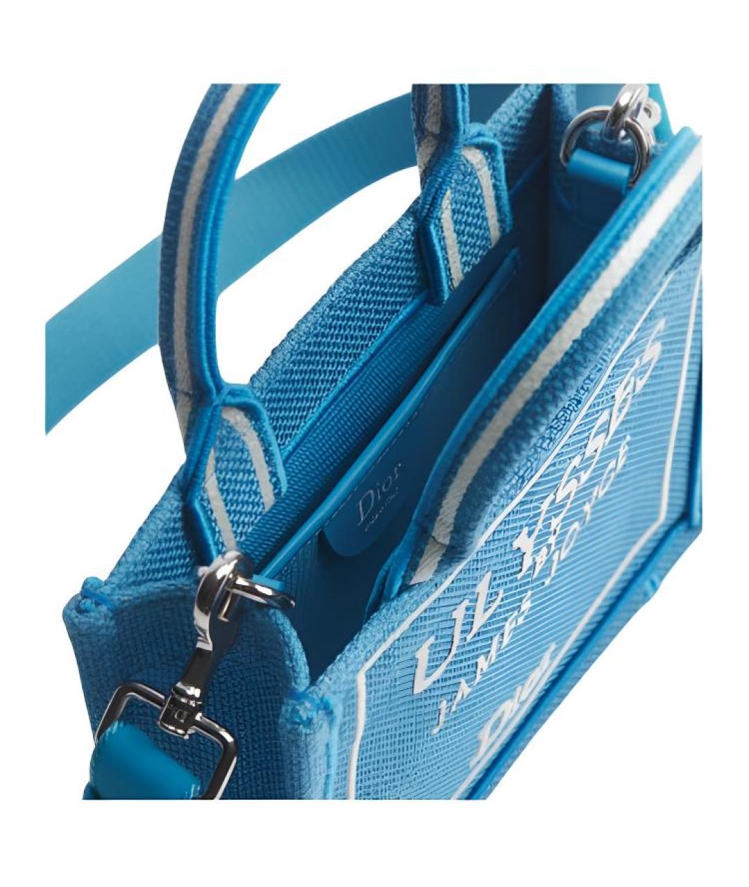 CHRISTIAN DIOR Синяя сумка через плечо, фото 4