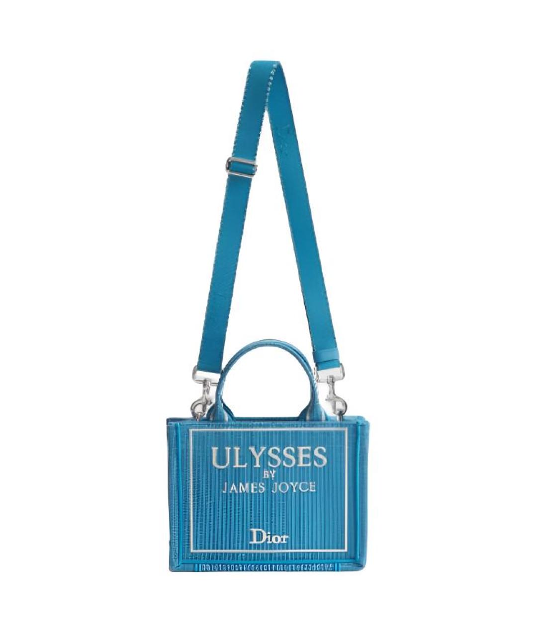 CHRISTIAN DIOR Синяя сумка через плечо, фото 3