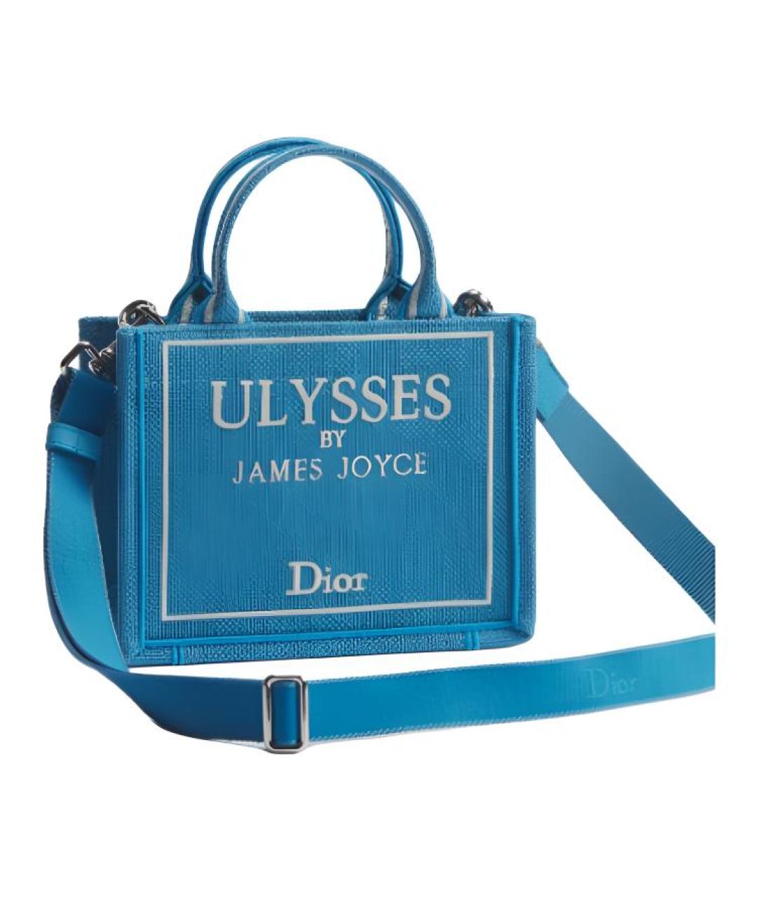 CHRISTIAN DIOR Синяя сумка через плечо, фото 2