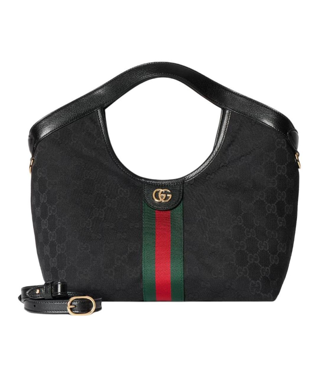 GUCCI Черная сумка тоут, фото 2