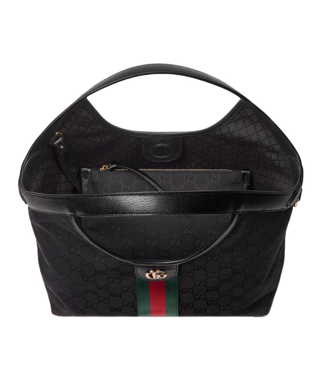 GUCCI Черная сумка тоут, фото 5