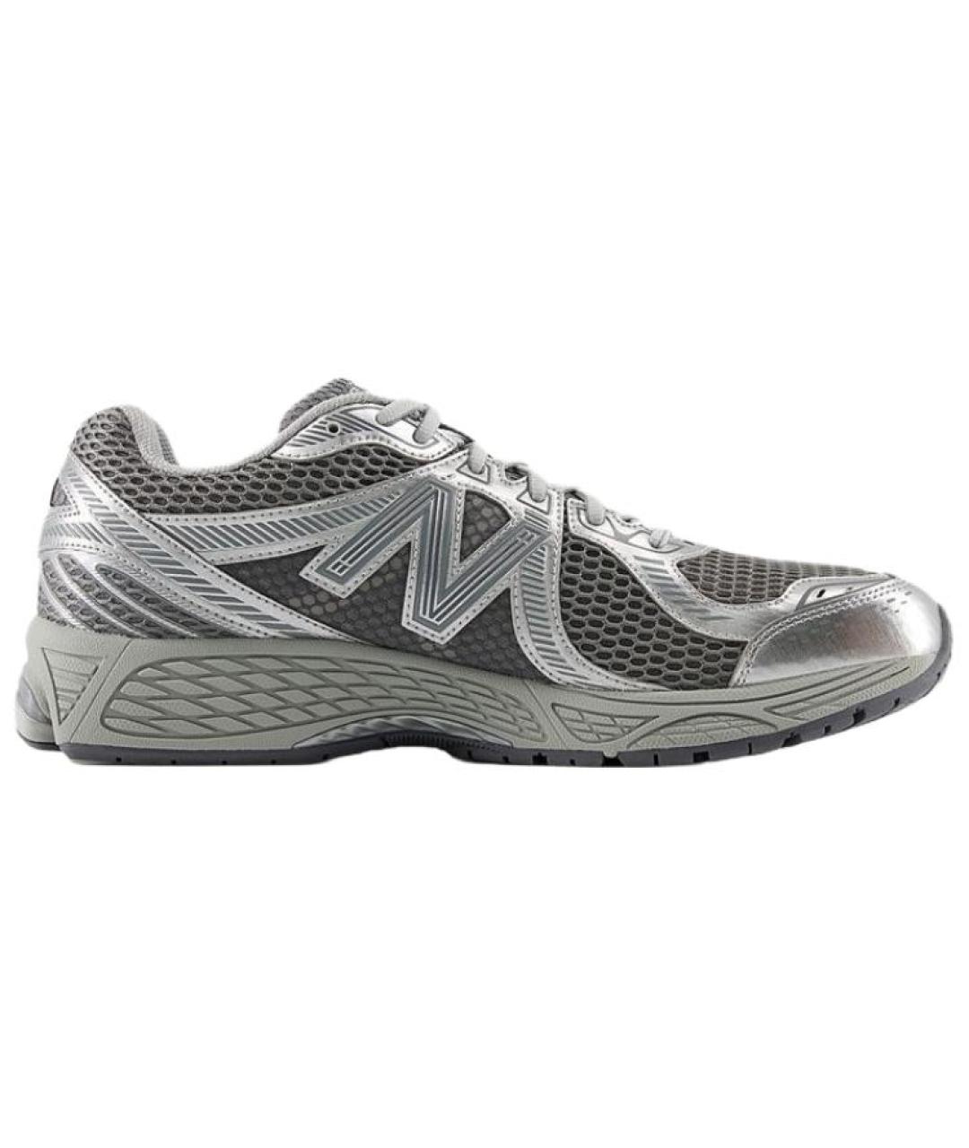 NEW BALANCE Серые кроссовки, фото 2