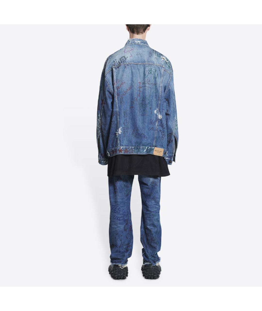 BALENCIAGA Синяя куртка, фото 4