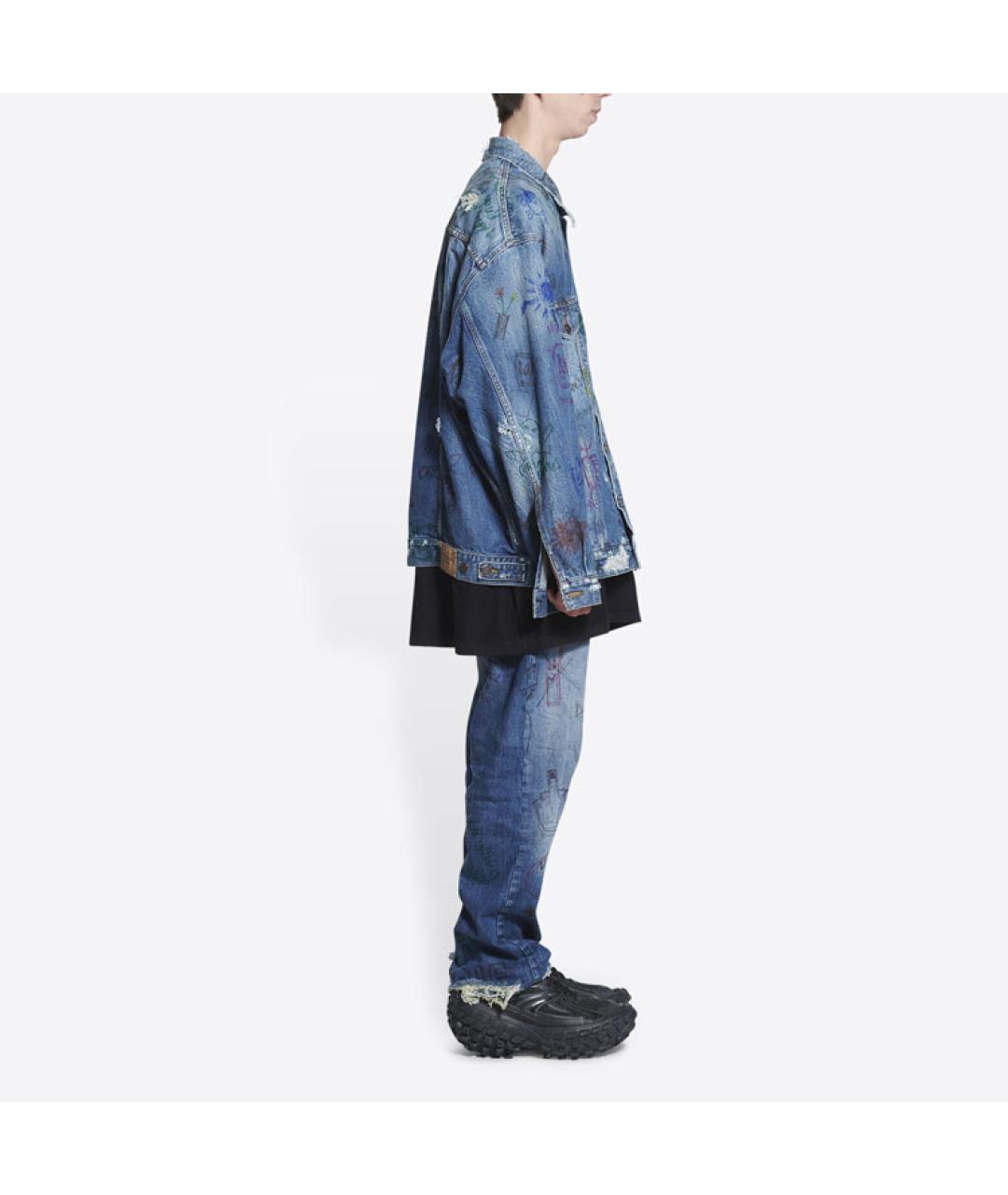 BALENCIAGA Синяя куртка, фото 5