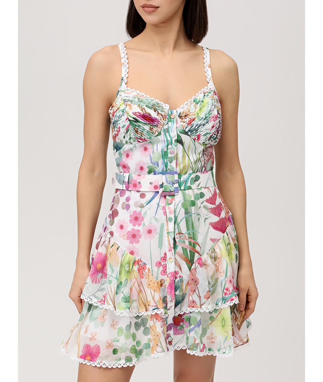 CHARO RUIZ Белый сарафан, фото 3