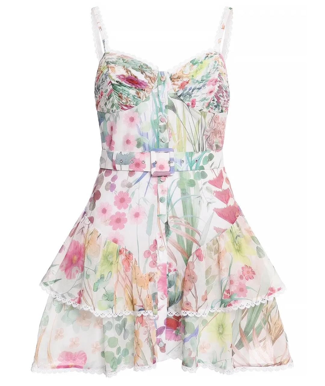 CHARO RUIZ Белый сарафан, фото 1