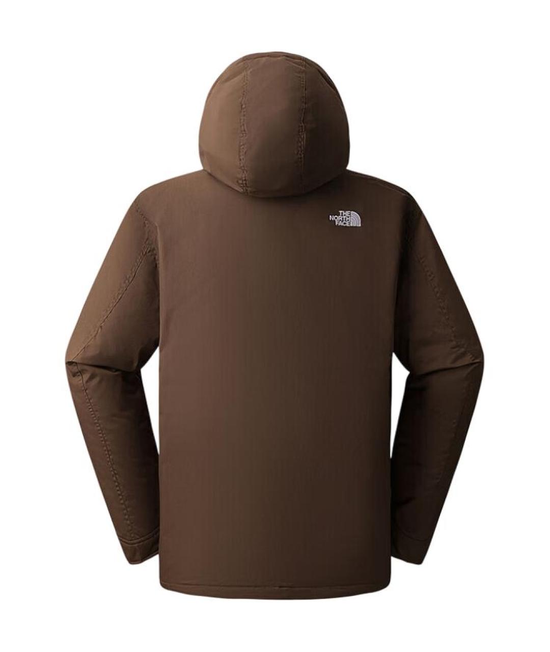 THE NORTH FACE Коричневый пуховик, фото 2